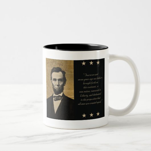 2 Couleurs tasse de lincoln (Droit)