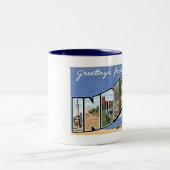 2 Couleurs Tasse de l'Indiana (Centre)