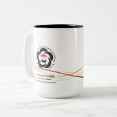 2 Couleurs Tasse de l'Irak d'AIKIDO (Devant gauche)