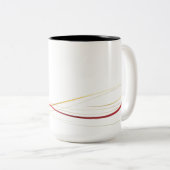 2 Couleurs Tasse de l'Irak d'AIKIDO (Devant droit)