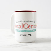 2 Couleurs Tasse de LocalCentric (Devant gauche)