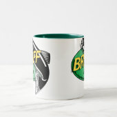 2 Couleurs Tasse de logo de BRFFFF (Centre)