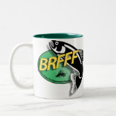 2 Couleurs Tasse de logo de BRFFFF (Gauche)