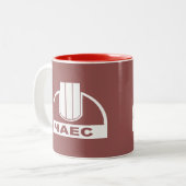 2 Couleurs Tasse de logo de ChNPP/ЧАЭС (centrale nucléaire de (Devant gauche)