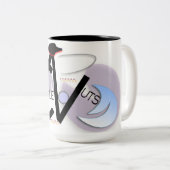 2 Couleurs Tasse de logo de CycleNuts (Devant droit)