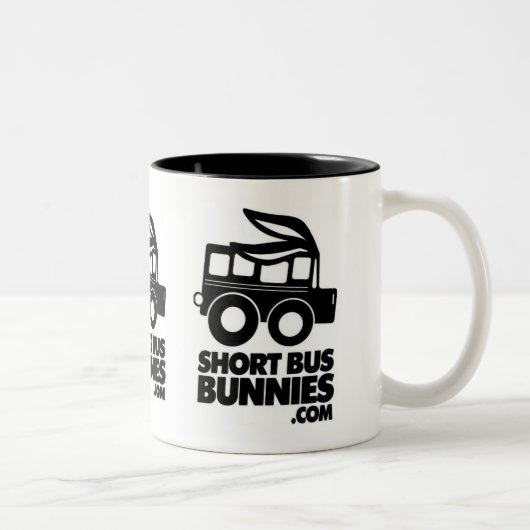 2 Couleurs TASSE de logo de lapins de ShortBus ! (Droit)