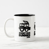 2 Couleurs TASSE de logo de lapins de ShortBus ! (Gauche)