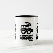 2 Couleurs TASSE de logo de lapins de ShortBus ! (Centre)