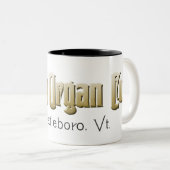 2 Couleurs Tasse de logo de l'organe Cie. d'Estey (Devant droit)