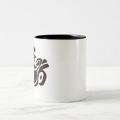 2 Couleurs Tasse de logo de motocyclette (Centre)