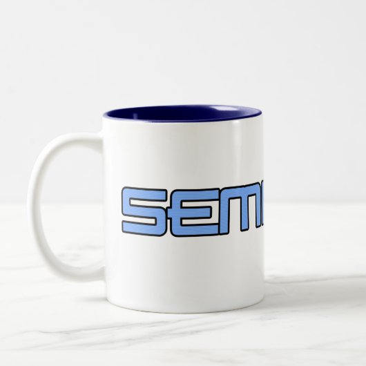 2 Couleurs Tasse de logo de séminaire (Gauche)