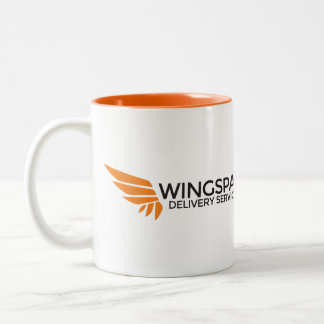 2 Couleurs Tasse de logo de services de distribution