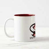 2 Couleurs Tasse de logo de SOS (Gauche)