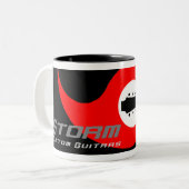 2 Couleurs Tasse de logo de TEMPÊTE (Devant gauche)