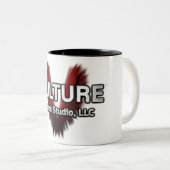 2 Couleurs Tasse de logo de VGS (Devant droit)