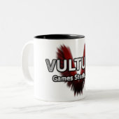 2 Couleurs Tasse de logo de VGS (Devant gauche)