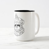 2 Couleurs Tasse de logo d'ITMOD (Devant droit)