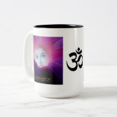 2 Couleurs Tasse de l'OM Krishna Namaste (Devant gauche)