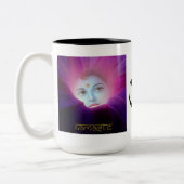 2 Couleurs Tasse de l'OM Krishna Namaste (Gauche)