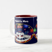 2 Couleurs Tasse de l'Oncle Sam de Kilroy (Devant gauche)