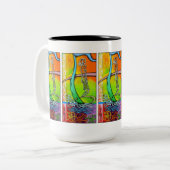 2 Couleurs Tasse de Longboard de hanche (Devant gauche)