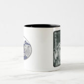 2 Couleurs Tasse de loup d'hurlement (Centre)