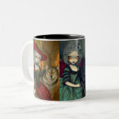 2 Couleurs Tasse de "Loup-Garou" (Devant gauche)