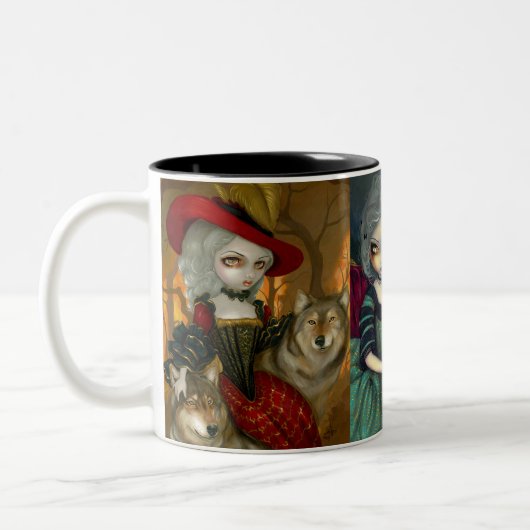 2 Couleurs Tasse de "Loup-Garou" (Gauche)