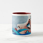 2 Couleurs Tasse de lune et de mer (Centre)