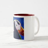 2 Couleurs tasse de macareux (Devant droit)