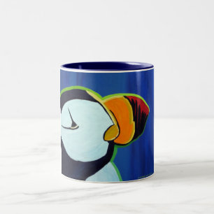 2 Couleurs Tasse de macareux à cornes