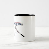 2 COULEURS TASSE DE MACHETTE DE ZOMBI (Centre)