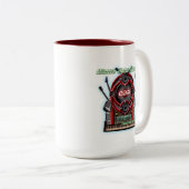 2 Couleurs Tasse de machine de bruit d'hiver (Devant droit)