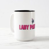 2 Couleurs Tasse de Madame Parts TV (Devant gauche)