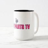 2 Couleurs Tasse de Madame Parts TV (Devant droit)