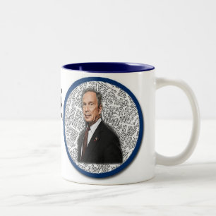 2 Couleurs Tasse de maire Bloomberg de 2009 NY