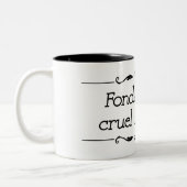 2 Couleurs Tasse "de maîtresse cruelle" (Gauche)