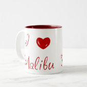 2 Couleurs tasse de Malibu (Devant gauche)