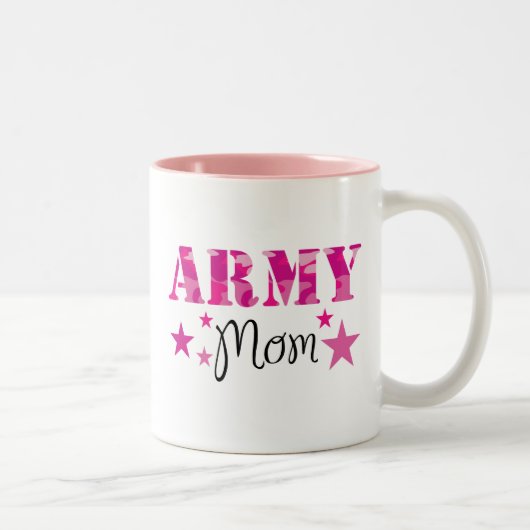 2 Couleurs Tasse de maman d'armée (Droit)