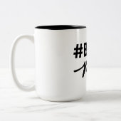 2 Couleurs Tasse de maman de #Boss. Maman de patron. (Gauche)