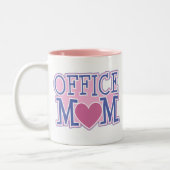 2 Couleurs Tasse de maman de bureau (Gauche)