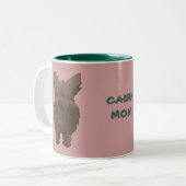 2 Couleurs Tasse de maman de cairn (Devant gauche)