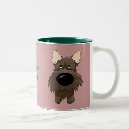 2 Couleurs Tasse de maman de cairn (Droit)