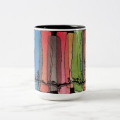 2 Couleurs Tasse de maman de corps de paix (Centre)