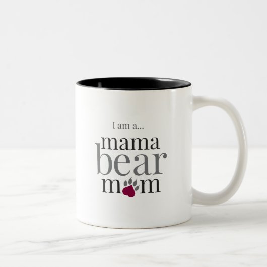 2 Couleurs Tasse de maman de Mamabear (Droit)