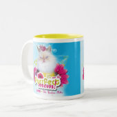 2 Couleurs Tasse de maman de Purrfect (Devant gauche)