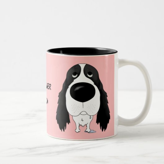 2 Couleurs Tasse de maman de Springer (Droit)