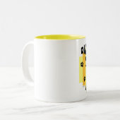 2 Couleurs Tasse de maman de teckel (Devant gauche)