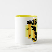 2 Couleurs Tasse de maman de teckel (Centre)