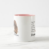 2 Couleurs Tasse de maman de teckel (Centre)